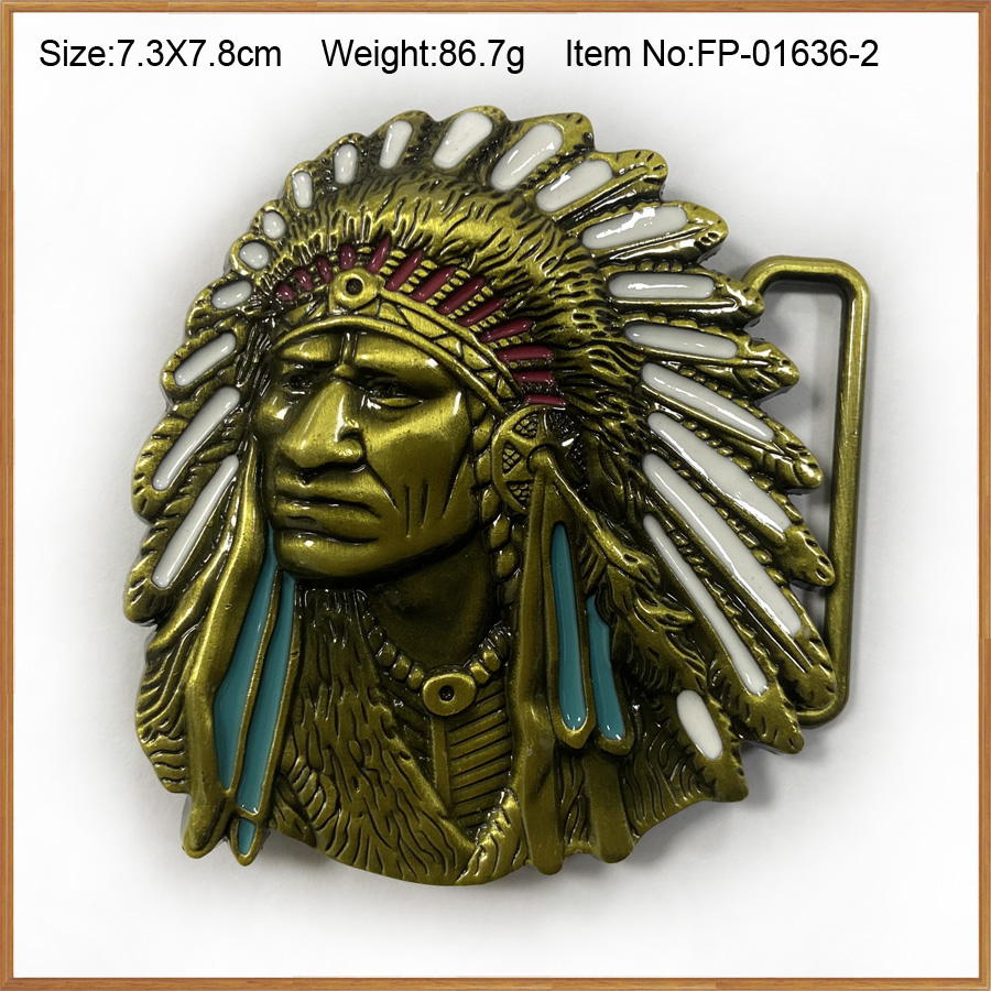 BuckleClub retro zwart geëmailleerde zinklegering gesp FP-03137 tinnen afwerking voor 4 cm breedte riem: Black Nickel