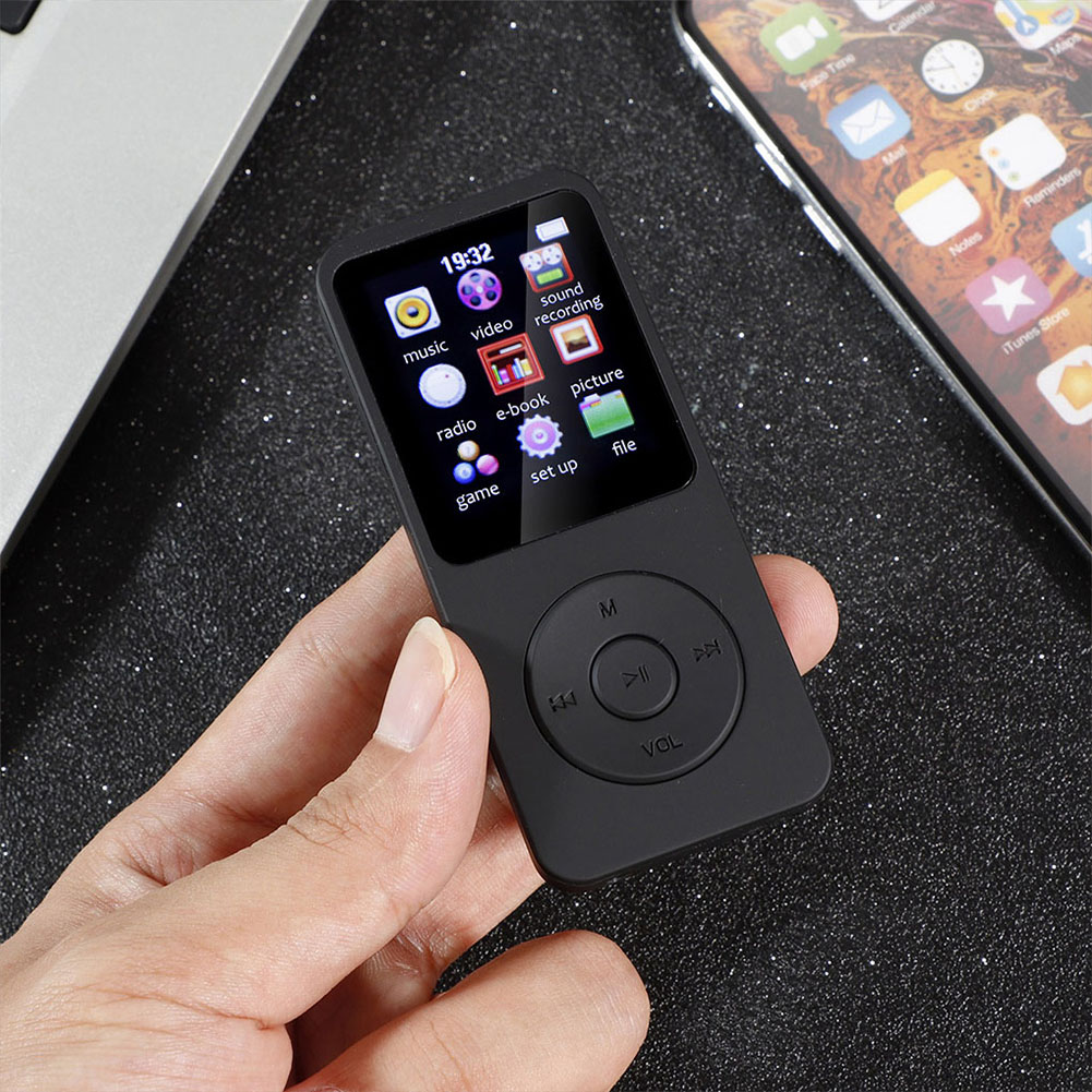 MP3 MP4 Player Bluetooth-Compatible5.0 Portable HiFi Music Player Sports MP3 Player with E-book/FM Radio/Recording