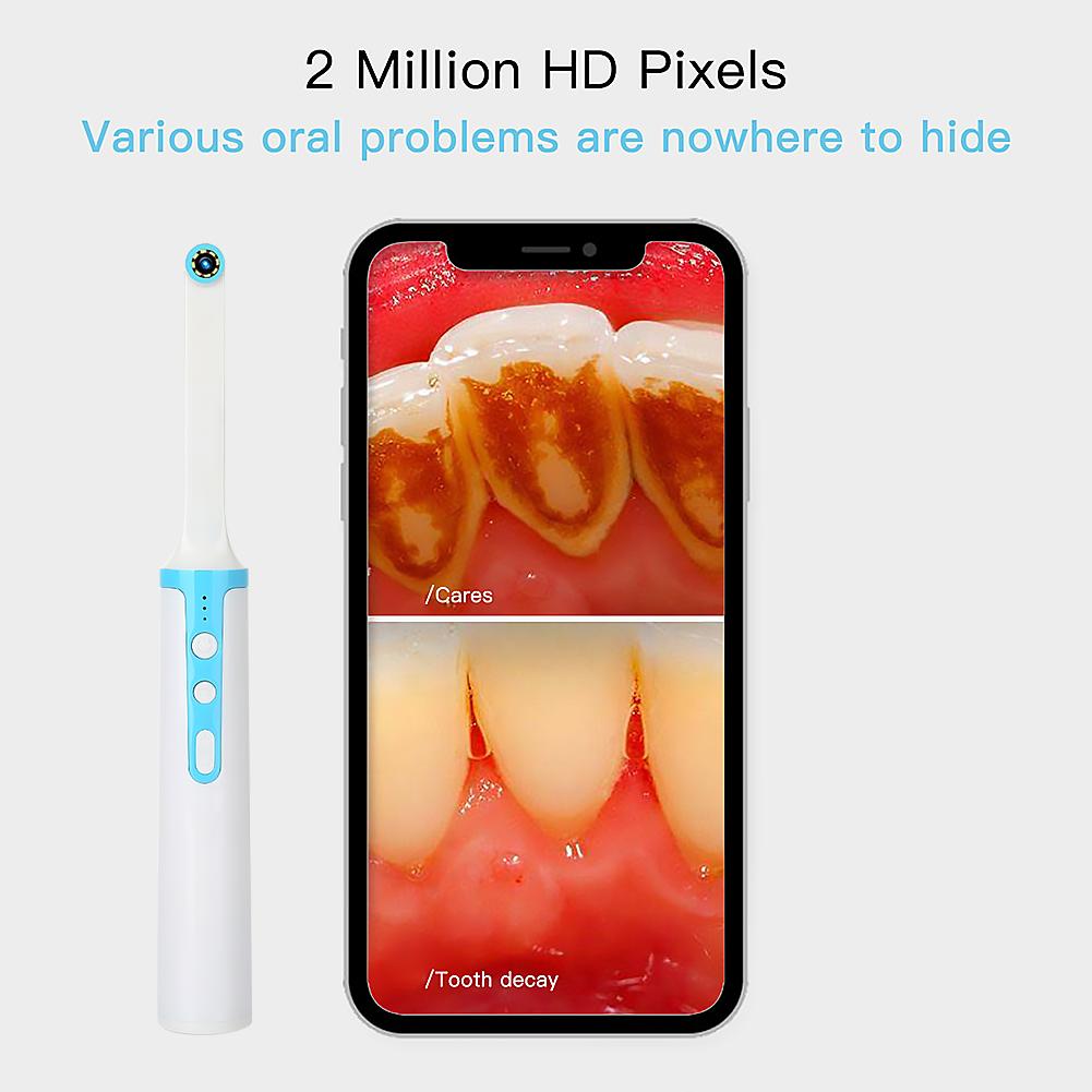 P10 wifi munnrensende tannkamera vanntett endoskopinspeksjon for tannlege oral sanntidsvideo for android/ios/windows