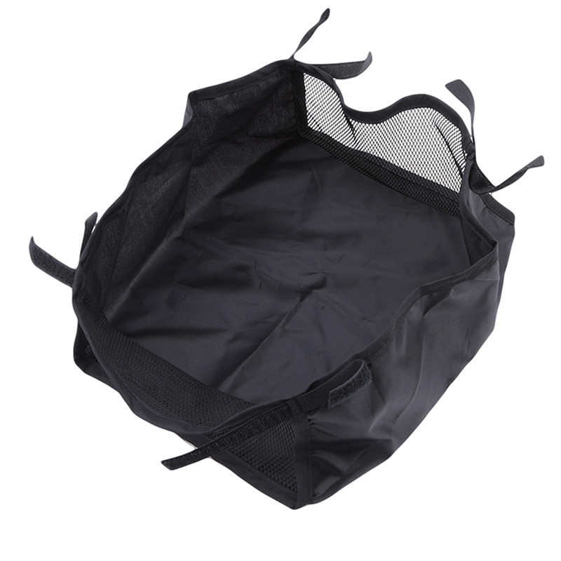 Portable baby stroller basket, newborn stroller hanging basket, infant stroller accessories, stroller floor basket organizer bag