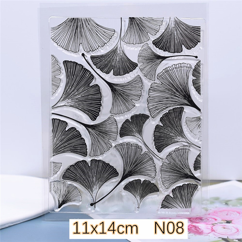 SNASAN libellule polymère argile Texture feuilles de timbres motif d'été bricolage individuelle gaufrage Art argile poterie outils approvisionnement: Vert fluo