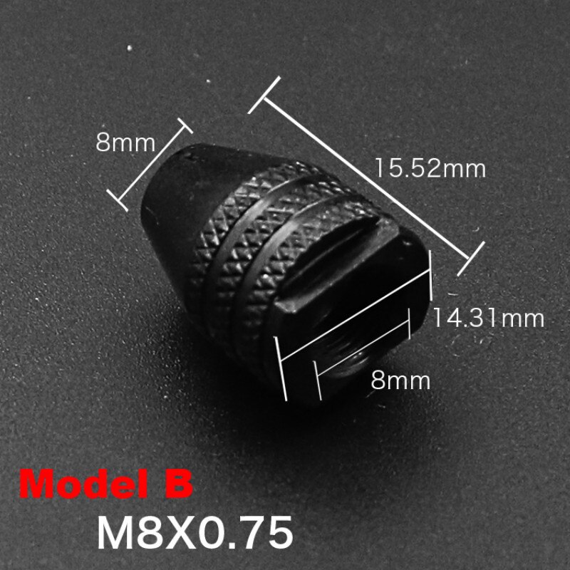 Neue 0,3-3,2mm Multi Bohrfutter Keyless Für Dremel rotierend Werkzeuge Keyless Bohrer Spannfutter Adapter Konverter Universelle Mini Futter: kurz Modell B