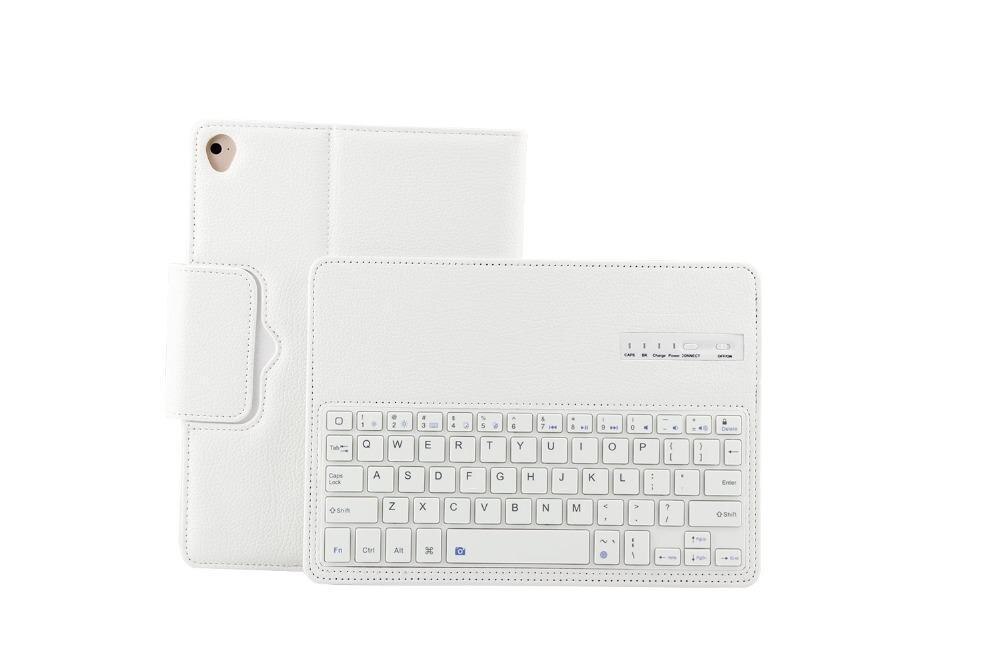 Lichi Keyboard Case For Samsung Galaxy Tab A 8.0 inch S Pen SM-P200 Cover Removable Bluetooth Keyboard Leather Funda.