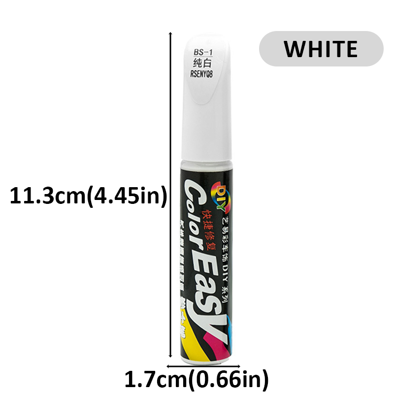 Car Care Graffiti Repair Pen,Car Paint Pen Paintbrush Repair Pen Remover Applicator For Car Scratch Repair Quick Easy: Silver