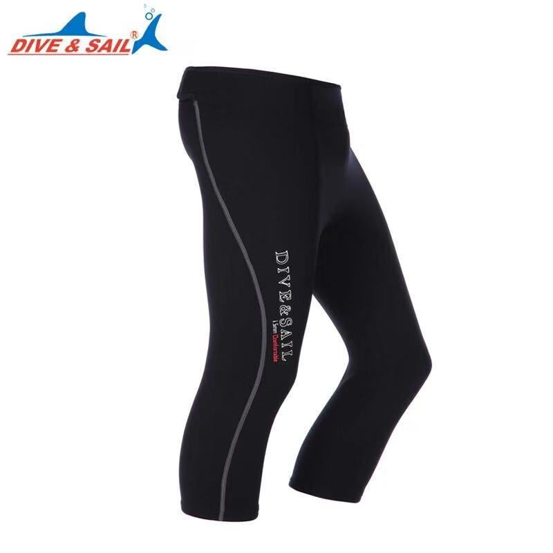 DIVE & SAIL 1.5 millimetri di Neoprene Diving Muta Capri Pantaloni Corti Pantaloni Inverno Pantaloni di Nuotata per le Donne Degli Uomini A Remi immersioni Surf: Men / XXL