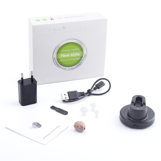 Appareil auditif Invisible, aide auditive Rechargeable CIC, Mini aide auditive pour personnes âgées sourdes, amplificateur auditif: Marteau de forgeron