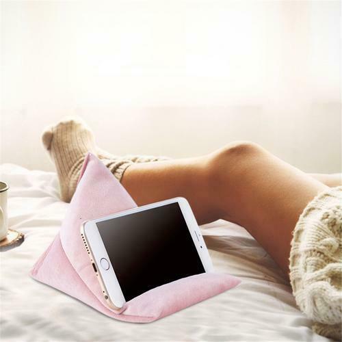 Myk trekant pute stativ nettbrett telefonholder ipad nettbrett telefon e-lesere dropshiping