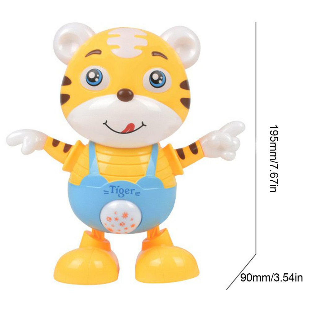 Elektronische Tiger Spielzeug Musik &Ampere; Geräusche Früh Pädagogisches Spielzeug Mit Licht Usb Aufladbare Tanzen Spielzeug Für Jungen Und Mädchen