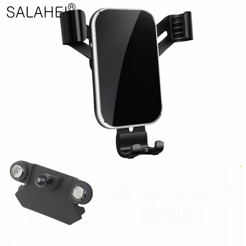 Car Phone Holder For PORSCHE 718 Boxster Car Phone Holder Interior Dashboard Holder Cell Stand Car Accessories Phone Holder: black