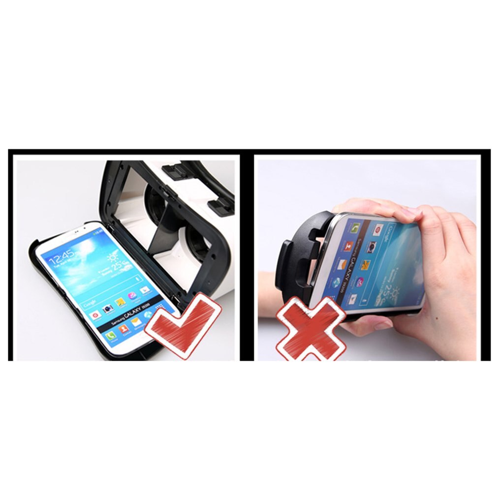 Original ONLENY 3D Cardboard Helmet Virtual Reality VR Glasses Headset Stereo VR For 4-6.3inch Mobile Phone