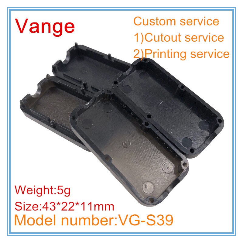 5pcs/lot cable transformer housing 43*22*11mm ABS plastic enclosure box