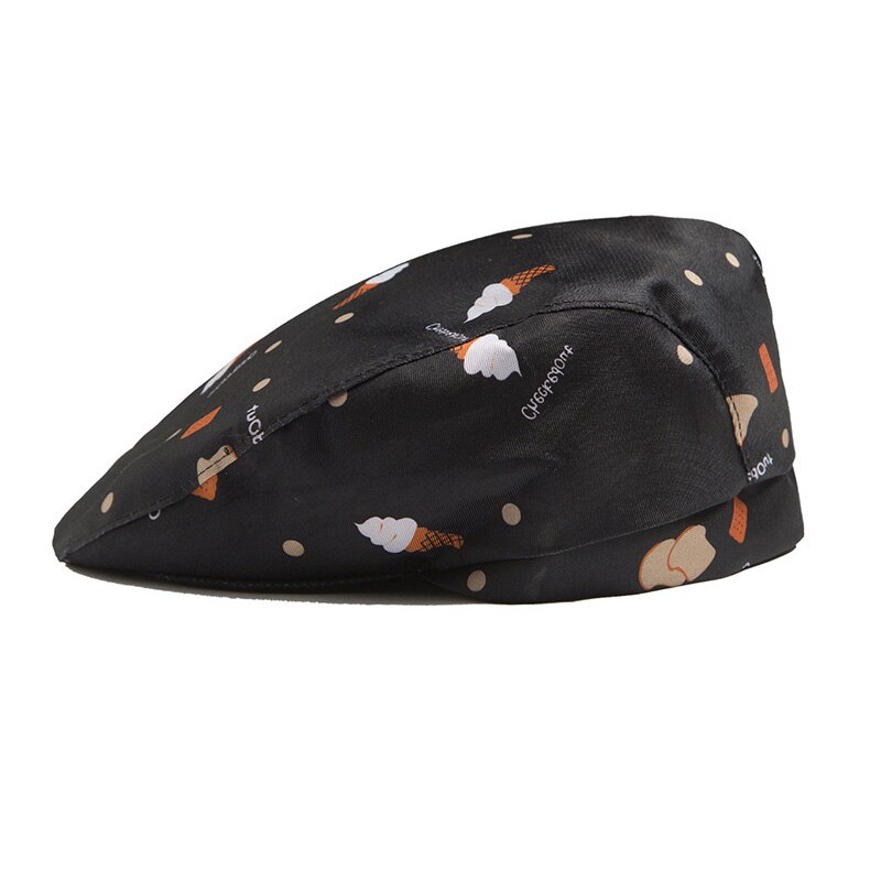 Striped Chef Visors Hat Unisex Women Men Hotel Uniform Cooking Hats Catering Restaurant Working Wear Casual Soft Caps 56-58cm: 13