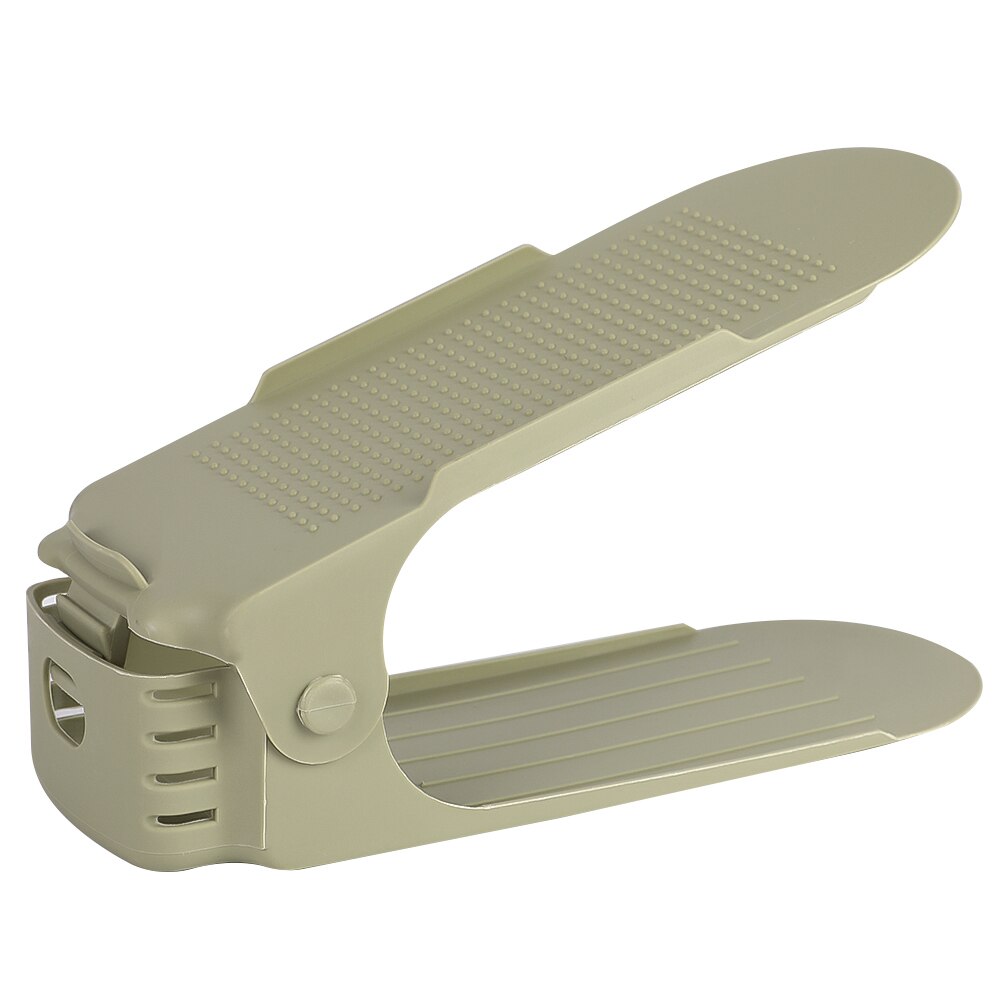 Colgador de zapatos organizador de zapatos ajustable duradero soporte para calzado ranura ahorro de espacio gabinete soporte de armario estante de almacenamiento de zapatos caja de zapatos: coffee adjustable