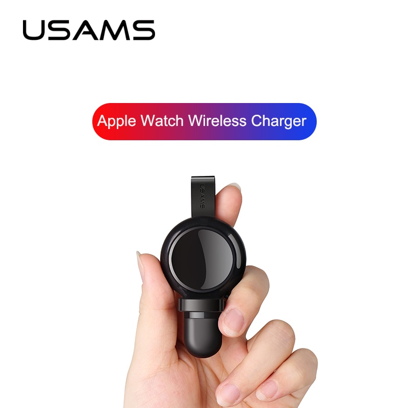 Usams Qi Draadloze Oplader Voor I Horloge 5 4 3 2 1 Draagbare Mini Externe Batterij Pank Voor Apple Horloge draadloze Oplader Bank