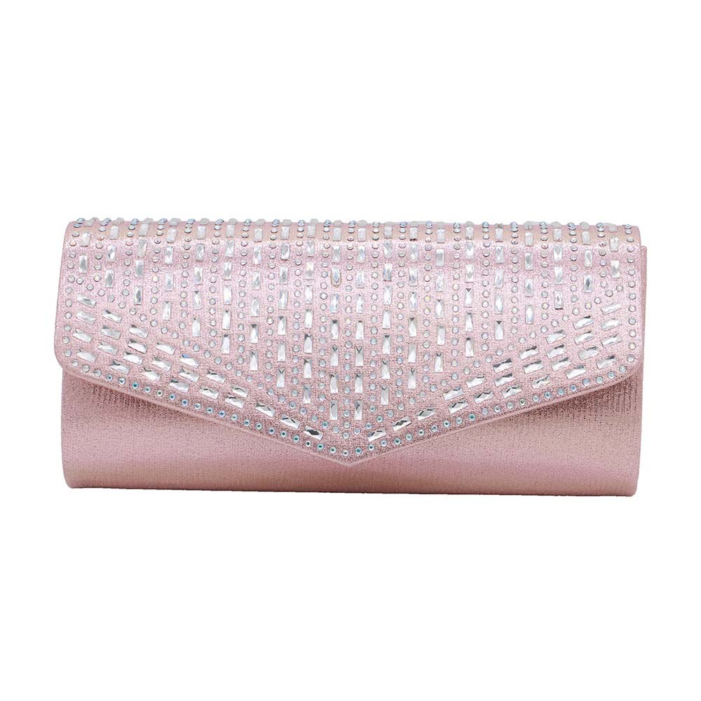 Crystal Sequin Evening Clutch Bags For Women 2022 Party Wedding Clutches Purse Female Pink Silver Wallets Bag Women Prom: pink B