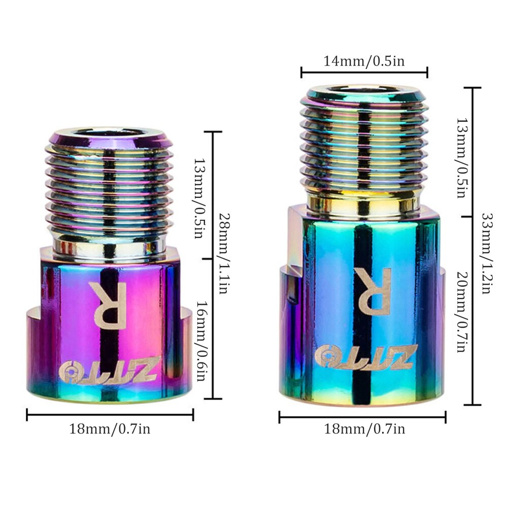 Distanziali per bulloni di prolunga del pedale della bicicletta 16MM/20MM accessori per manovella dell'asse di estensione del pedale della bici per accessori per pedali bici da strada MTB