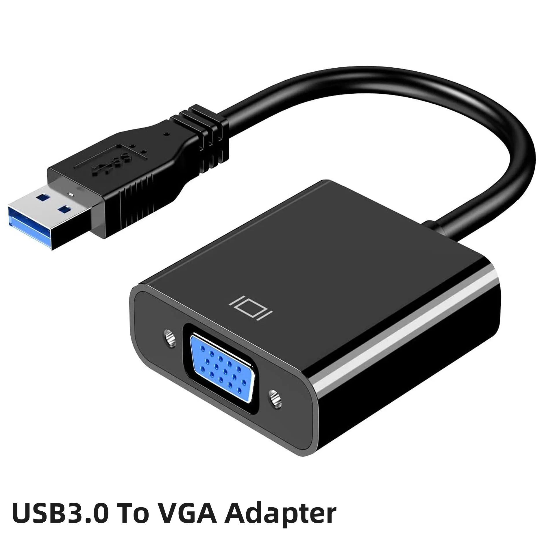 Usb til vga-adapter usb 3.0 to vga eksternt grafikkort multidisplaykonverter videokabel til bærbar pc skærm projektor: Default Title