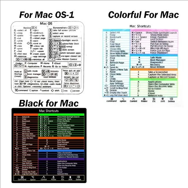 Laptop-Tastatur Referenz Abkürzung Aufkleber für MacBook Luft Profi transparent wasserdicht schnelle Referenz Leitfaden Aufkleber für Fenster: Beige / 12"