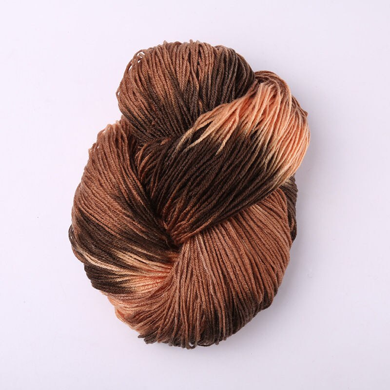 Mix-Colored Knitting Crocheting Thread Hand Knitting Super Soft Acrylic Anti-Pilling Fibre Dyed Yarn For Hand Knitting Sweater: 11