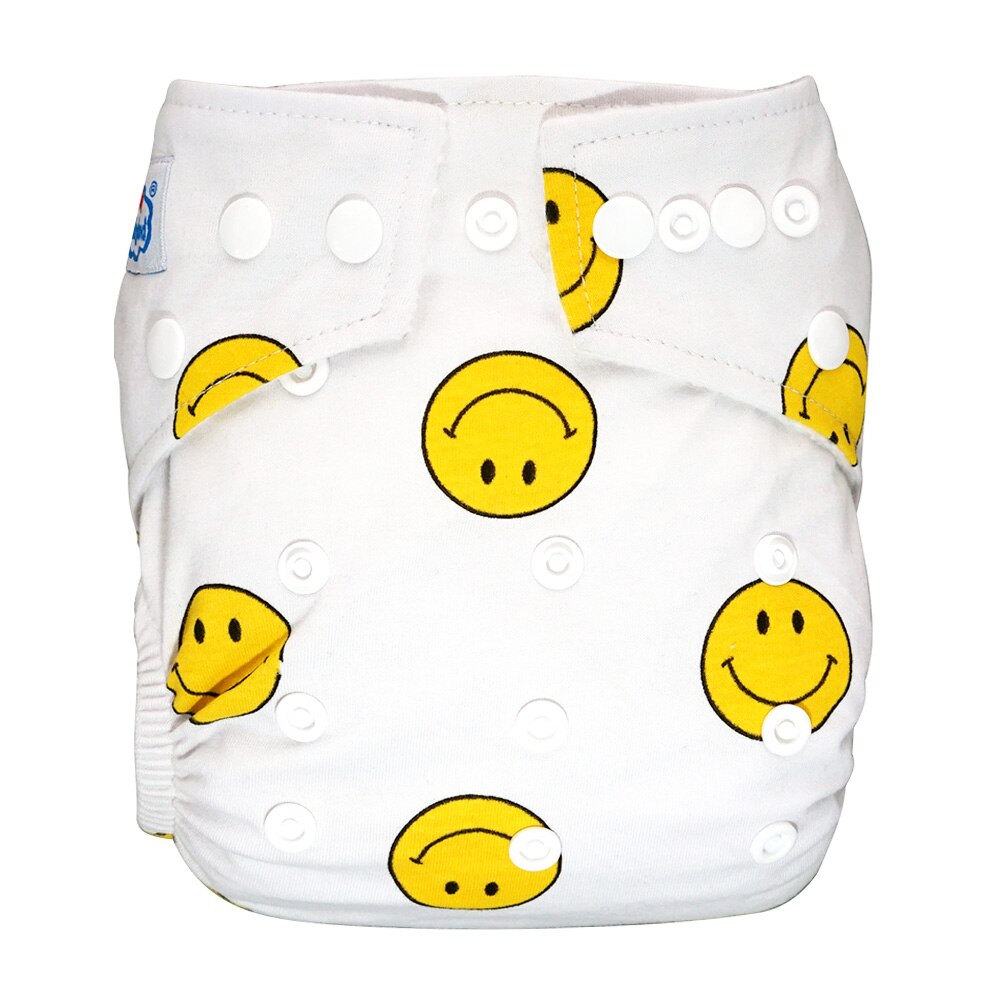 3pcs/Lot Cotton Nappy Soft Comfortable For Baby Cloth Diapers Waterproof Newest Prints Cotton Diapers Pocket Nappy Covers 3-15KG