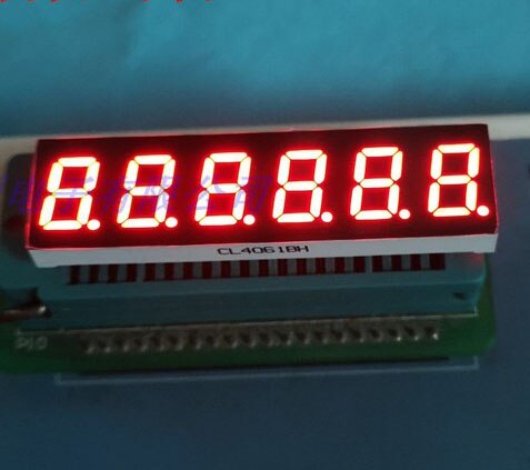 10pcs 0.4" 0.4in. Red GREEN BLUE WHITE LED Display 7 Segment Digit 5bit 5 bit Common ANODE Positive Digital Tube: R Common anode