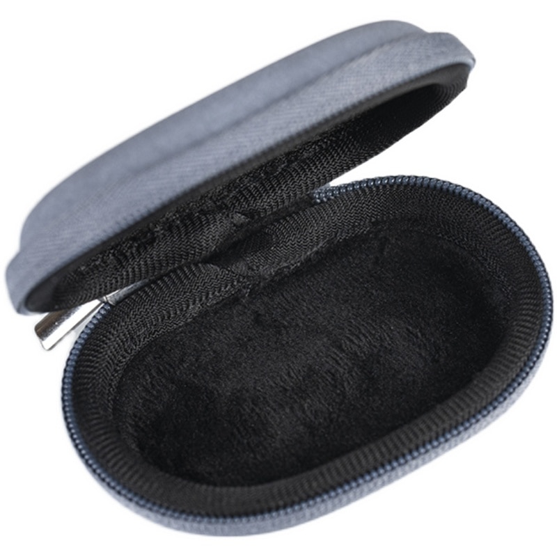 FiiO HB2 Portable earphone storage bag Arctic Velvet Leather Quality zipper Anti-Pressure Boxs for Earphone