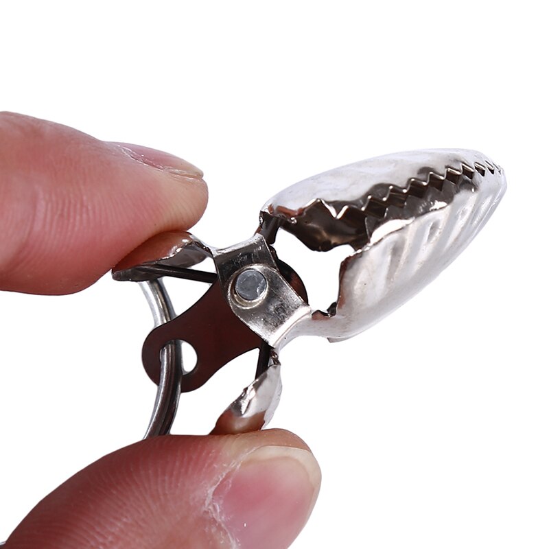 Portable Shell Rings Shape Curtain Clips Stainless Steel Window Shower Clothes Pegs Clamps Drapery Hook Storage