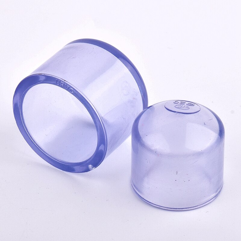 1~3Pcs 20~90mm UPVC End Cap PVC Pipe End Connector Watering Irrigation Water Tube Plug Cap Garden Aquarium Fish Tank Adapter