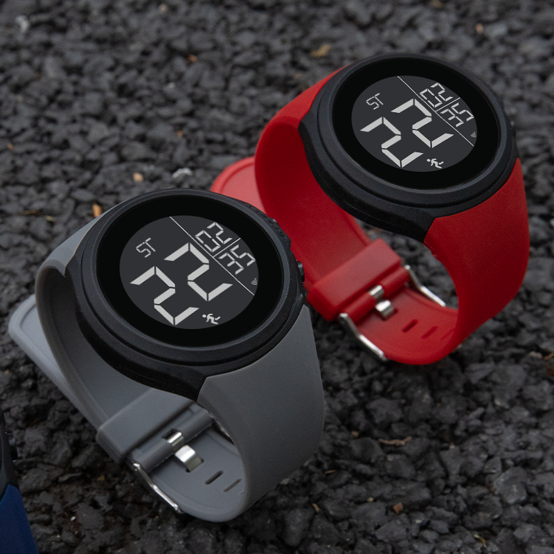 Herren-Digitaluhr, wasserdicht, Sport, multifunktional, Gummi, für Herren, Fitness, Sportler, Zeitmessung, elektronische Uhren, Reloj 2025
