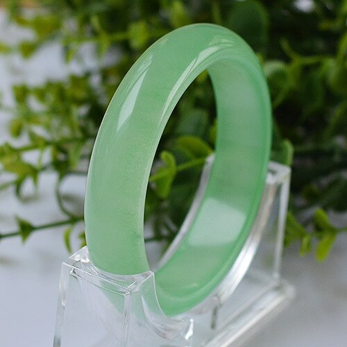 57-59mm Innen Durchmesser Grade A Natürliche Jade Armreifen Feine Edelstein Jade Armband Schmuck Für Frauen