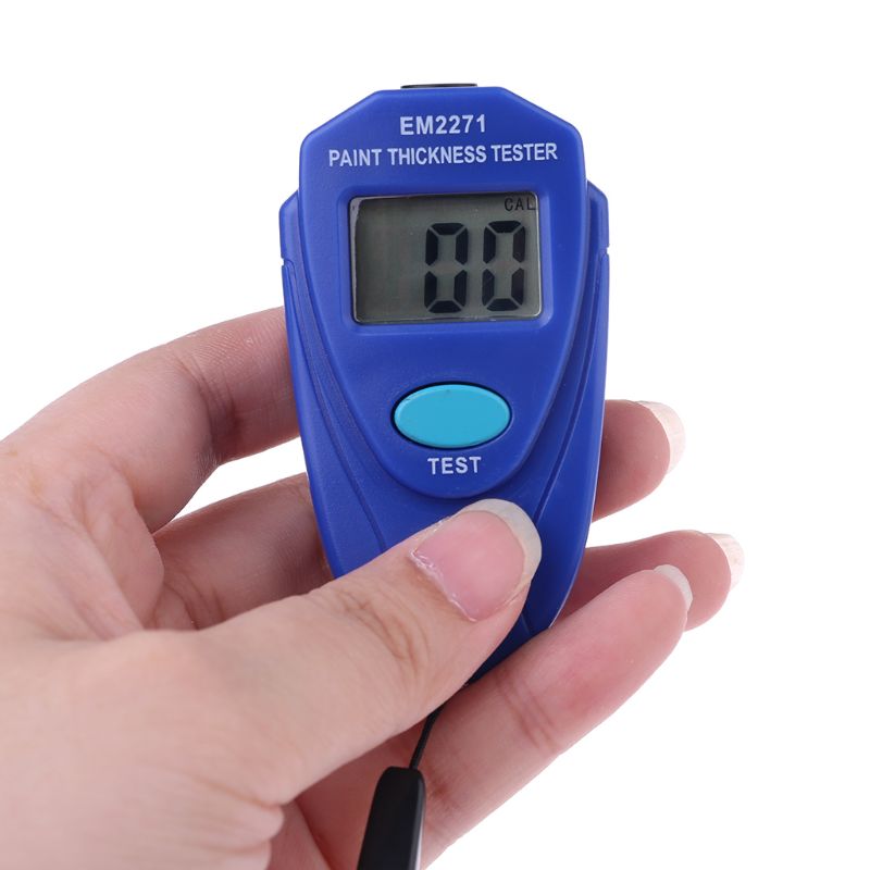 EM2271 Digital Mini Thickness Gauge Car Paint Tester Thickness Coating Meter J6PC