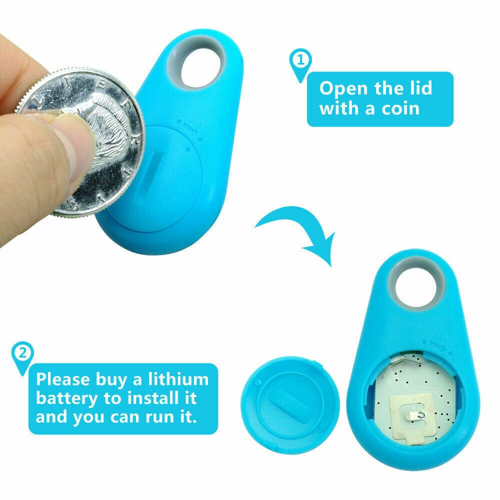 Bluetooth Wireless Anti-verloren Tracker Alarm GPS Kind Pet Key Location Finder