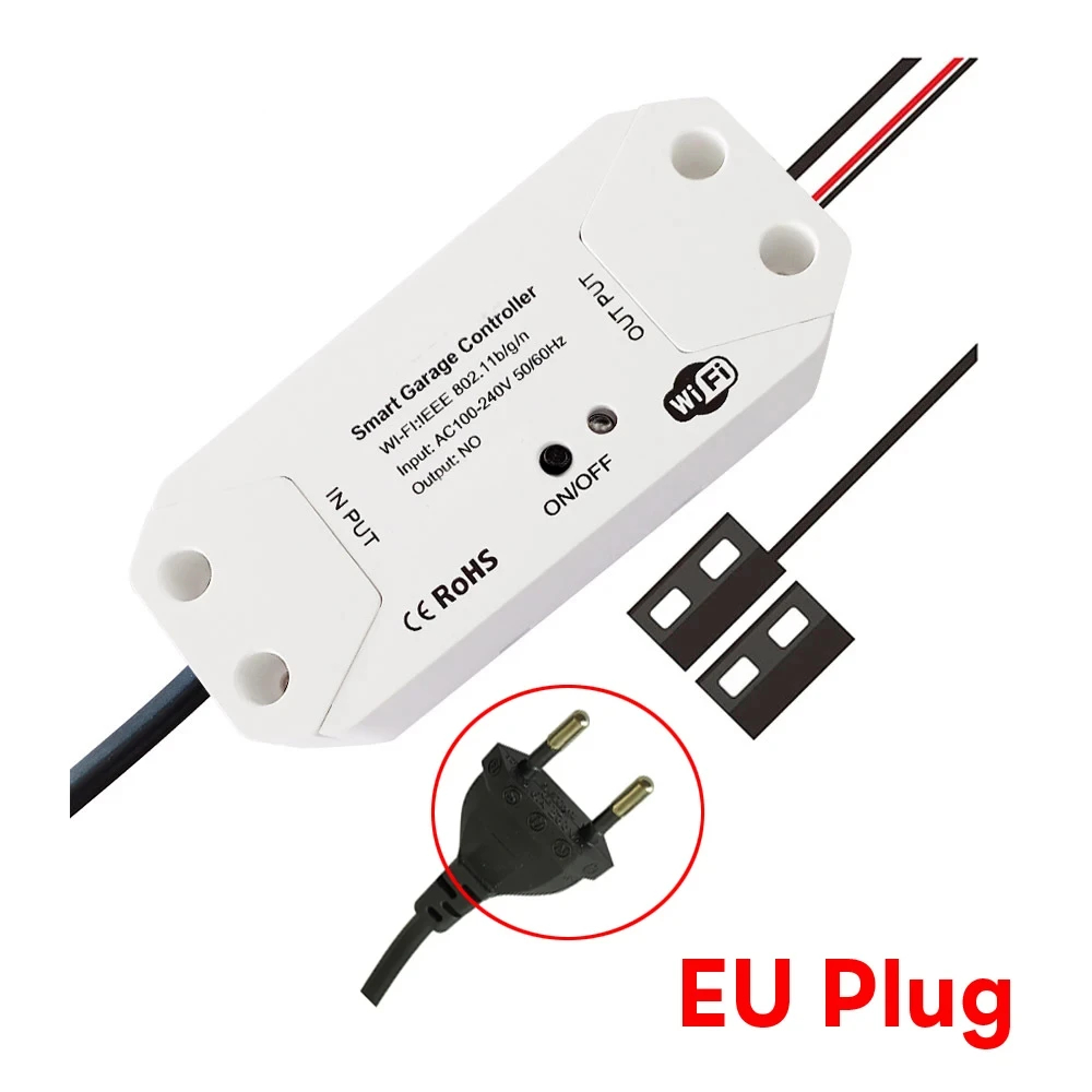 Originele Tuya WIFI Smart Garagedeur Opening Controller APP Spraakgestuurde Smart Switch Met Alexa Echo Google Home Smart Life: Paars