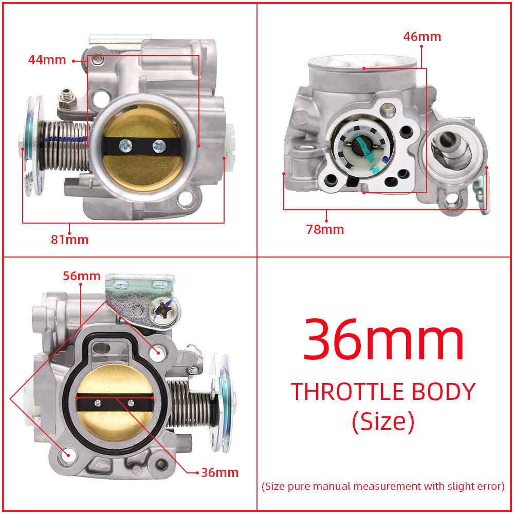 32mm 34mm 36mm Throttle Body for YAMAHA AEROX155 NVX155 NMAX155 V2: Lavender