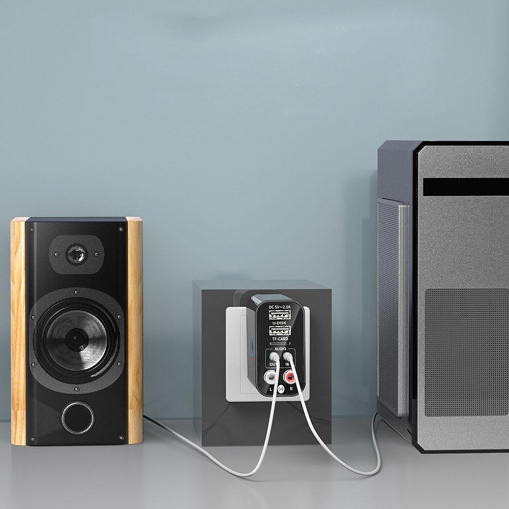Receptor y transmisor Bluetooth V5.0 2 en 1, adaptador compatible con aplicación inteligente, adaptador de Audio, accesorios para auriculares