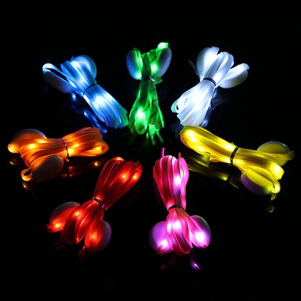Cordones luminosos LED para zapatos deportivos, cordones luminosos para zapatos, decoración de , 1 unidad