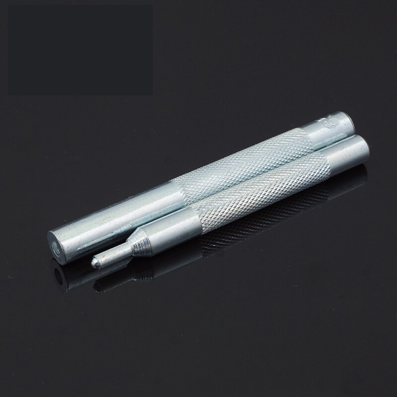 633# DIY Snap Button Punching Holes Rivet Button Die Base Working Leather Craft Tools Carbon Steel Set