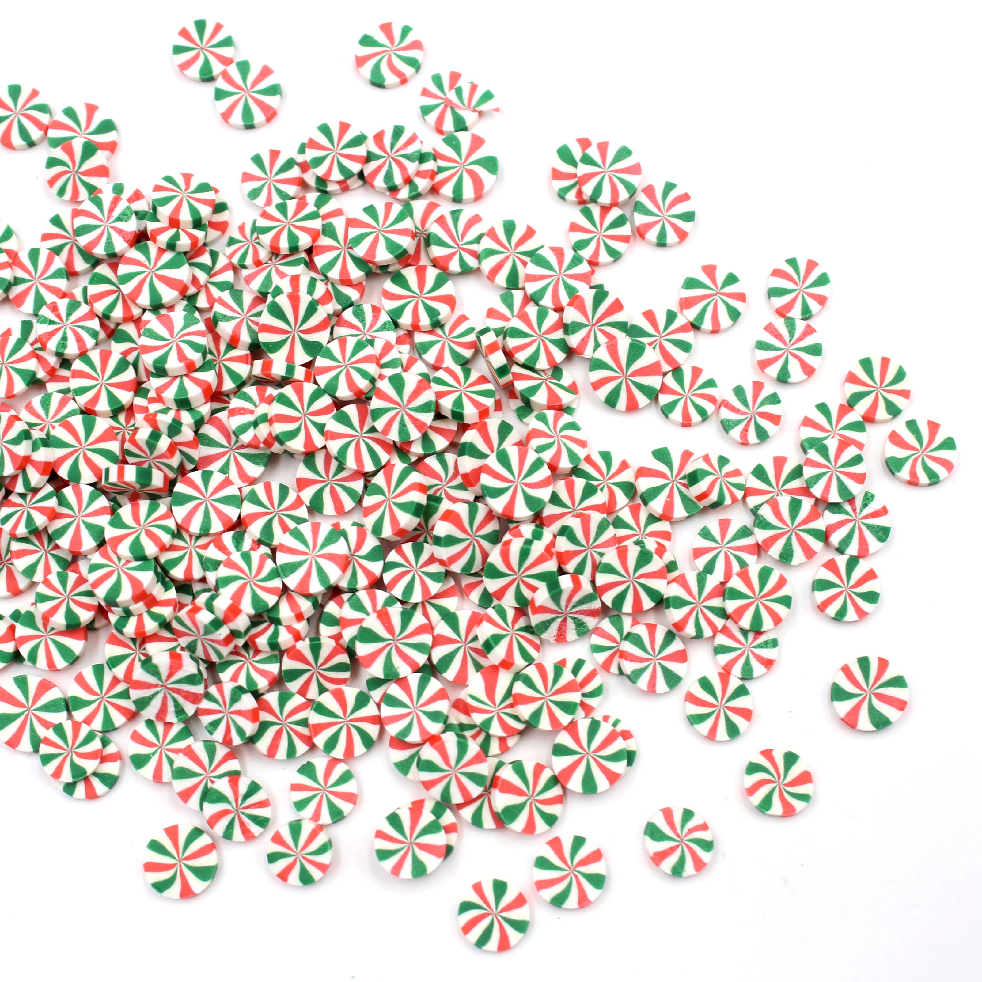 100g/lot Candies Slices Polymer Clay Sweets Sugar Soft Pottery for Toys Decoration DIY Crafts Filler Accessories