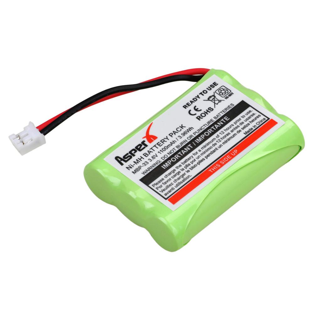 AsperX MBP-33 Batterie 3,6 V 1100mAh Batterie für Motorola MBP33 MBP33S MBP36 MBP36S MBP36PU MBP43