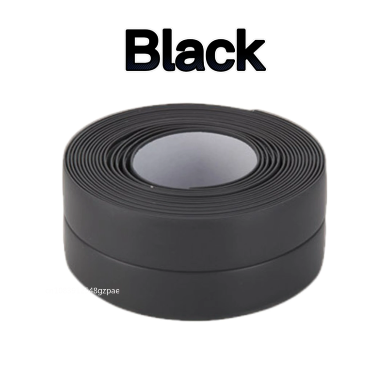 1 rollo de cinta de sellado de PVC para baño, cocina, tira de calafateo, pegatinas de pared autoadhesivas impermeables, cintas de sellado a prueba de moho: Champán / 1mm / 1 metro