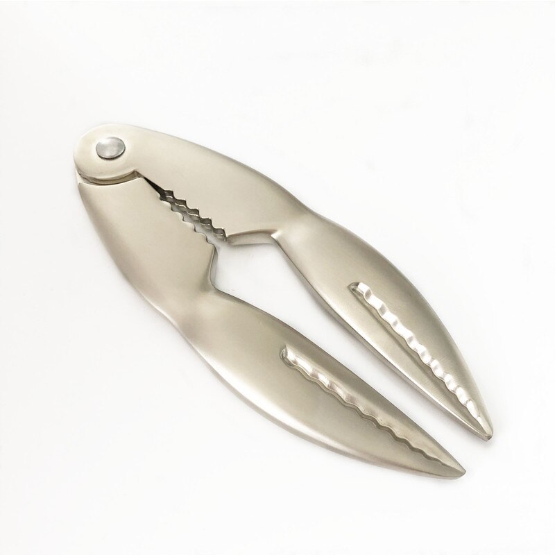 Seafood Tongs Zinc Alloy Crab Claw Shaped Tongs Cooking Food Clamp Kitchen Tools for Lobster Crab Shrimp Seafood Tools