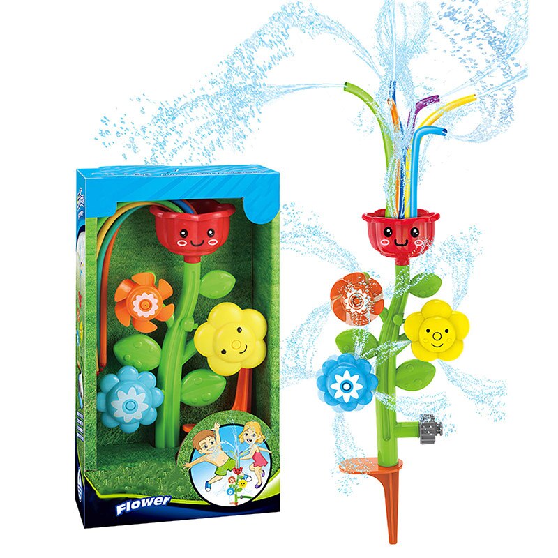 freundlicher Sprinkler Blume Wasser sprühen draussen Sprinkler Lustige Spielzeug Rasen Sprinkler Spritzen Für Garten freundlicher draussen Spaß Sommer Wasser Spielzeug