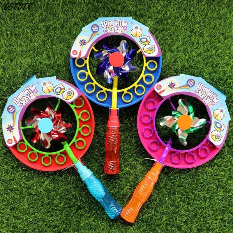 Windmill Bubble Stick Home Wedding Birthday Party Decorations Outdoor Fun Bubble Toy