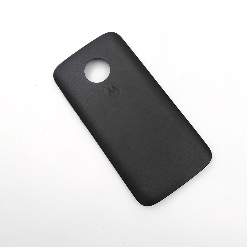 Coque arrière originale pour Motorola Moto E5 Play xt221, couvercle de batterie, pièces de rechange et boutons latéraux: Front Black