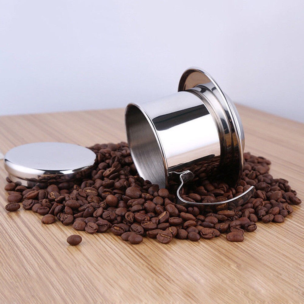 Rvs Vietnam Koffie Pot Drip Filter Koffiezetapparaat-Metalen Pot Gereedschap