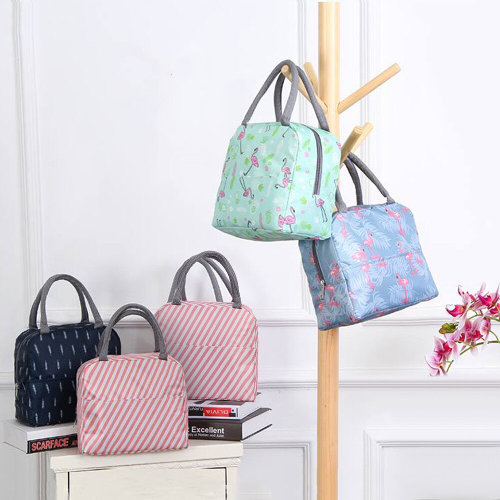 wasserdicht Tragbaren Mittagessen Tasche Thermische Isolierte Snack Tragen Tote Tasche Reise Picknick Lebensmittel Lagerung Beutel