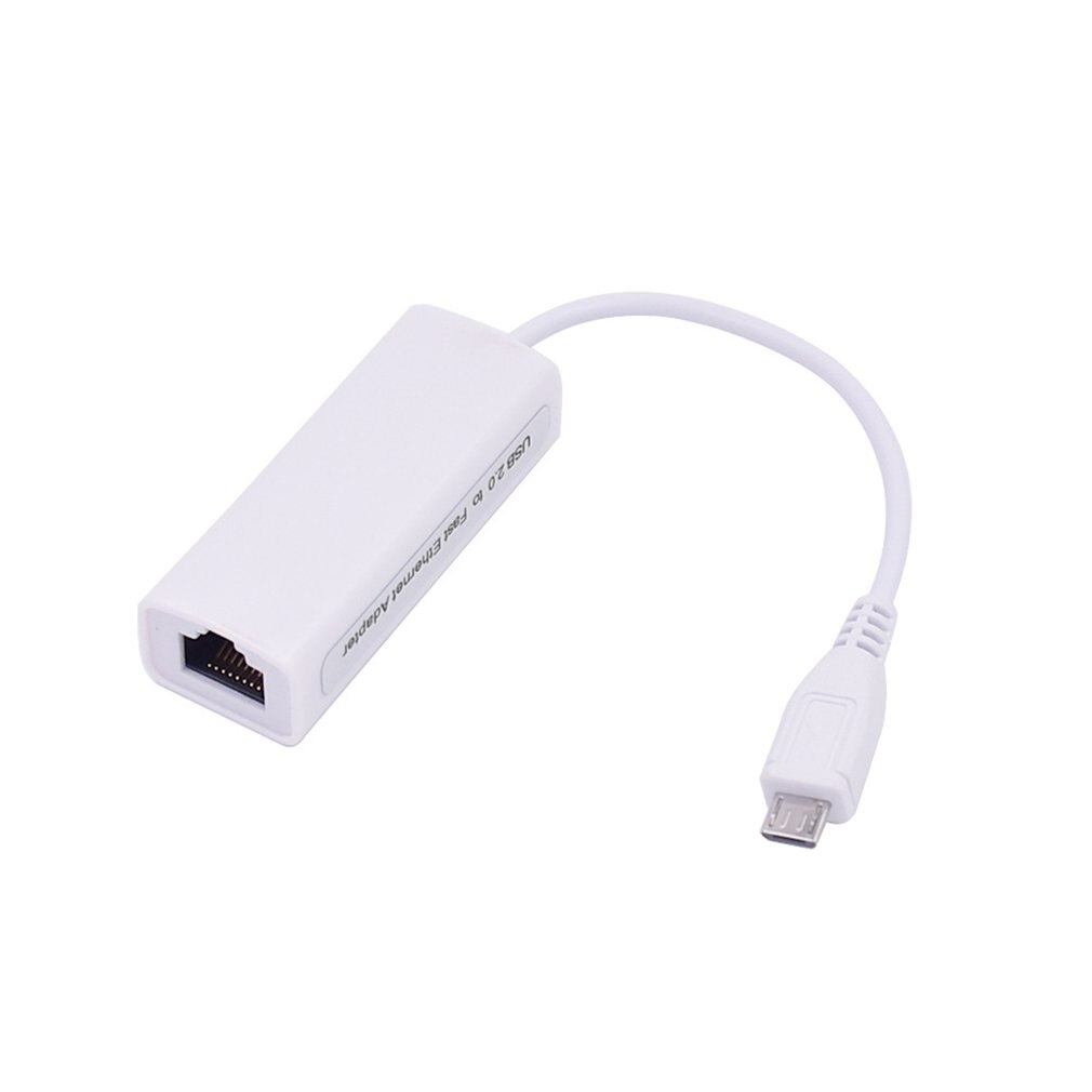 Micro USB Ethernet Network Card Adapter Micro USB To Ethernet RJ45 For PC Laptop Windows 7/8/10 Android Tablet IC Ethernet LAN