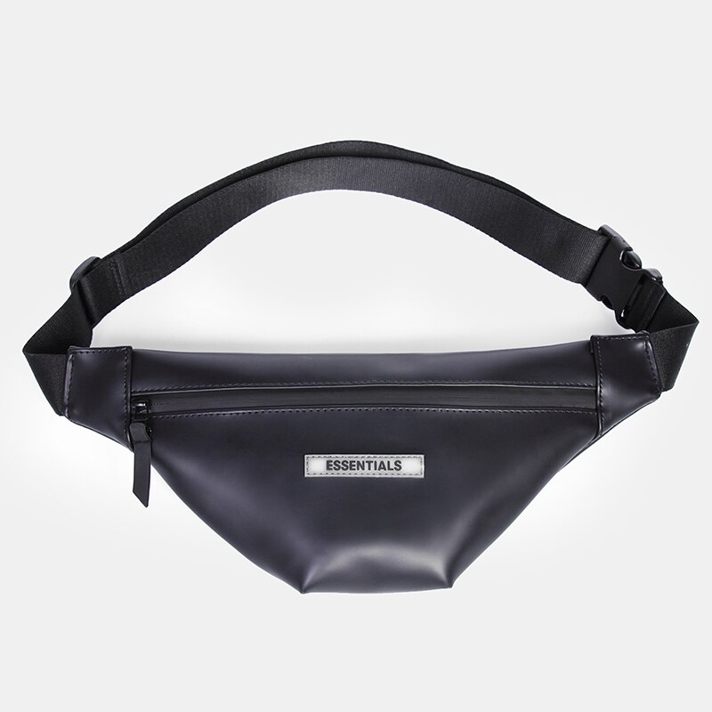 Klassische fanny Pack schlank Weichem leder Wasserdicht Taille Tasche lässig Einfache Gürtel Tasche unisex Pack für Ich bin Freien trainieren Reisen: A