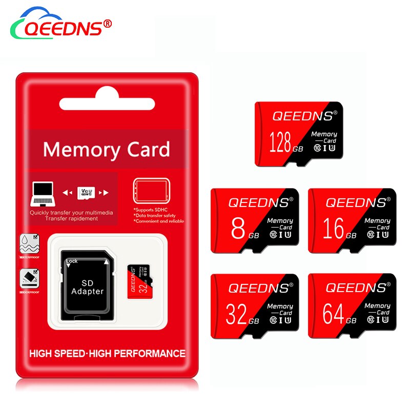 Memory Card 64GB 128GB Micro TF Card 8GB 16GB 32GB Mini SD TF card Class 10 For Monitor/ Phone/ Driving recorder