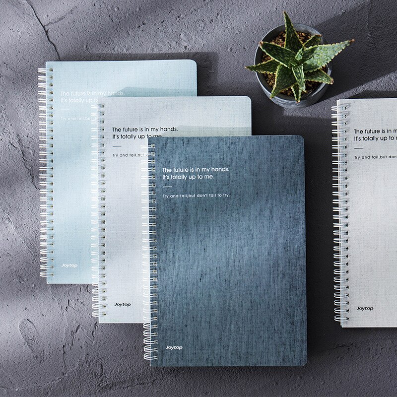 A5 Creativity Simple Coil Notebooks Office Business Diary Book School Supplies Stationery Notepad Daily Work Journal